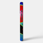 Kandinsky in Abstrakter Blauer Malerei Case-Mate iPhone Hülle (Rückseite / Links)