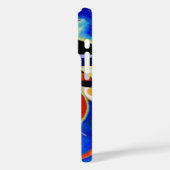 Kandinsky in Abstrakter Blauer Malerei Case-Mate iPhone Hülle (Rückseite / Links)