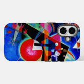 Kandinsky in Abstrakter Blauer Malerei Case-Mate iPhone Hülle (Rückseite (Horizontal))