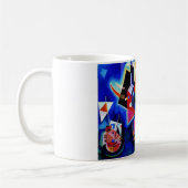 Kandinsky in Abstrakter Blauer Malerei Kaffeetasse (Links)
