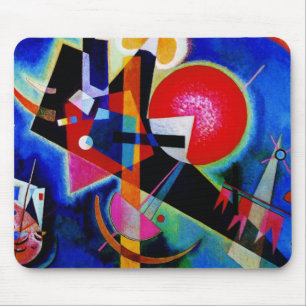 Kandinsky in Abstrakter Blauer Malerei Mousepad