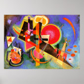 Kandinsky - In Blau, abstrakte Kunst, Poster (Vorne)