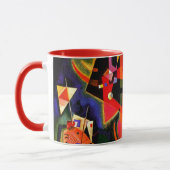 Kandinsky - In Blau, berühmte Kunstwerke Tasse (Links)