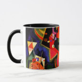 Kandinsky - In Blau, berühmte Kunstwerke Tasse (Links)