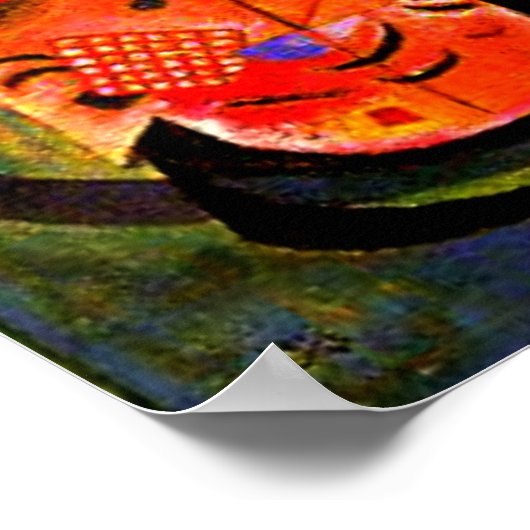 Kandinsky - in blau poster (Ecke)