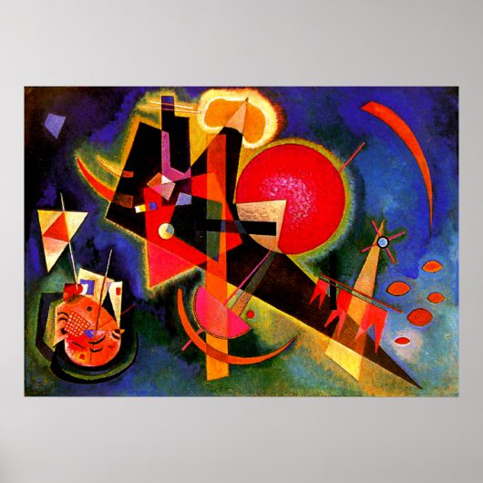 Kandinsky - in blau poster (Vorne)