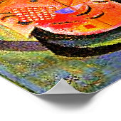 Kandinsky - In Blue, abstract art, Poster (Ecke)