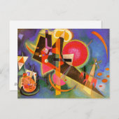 Kandinsky in der blauen Postkarte (Vorne/Hinten)