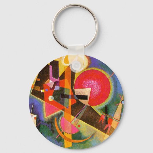 Kandinsky in der Blue Key Chain Schlüsselanhänger (Vorderseite)