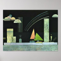 Kandinsky - In der Erholung abstrakte Kunstwerke