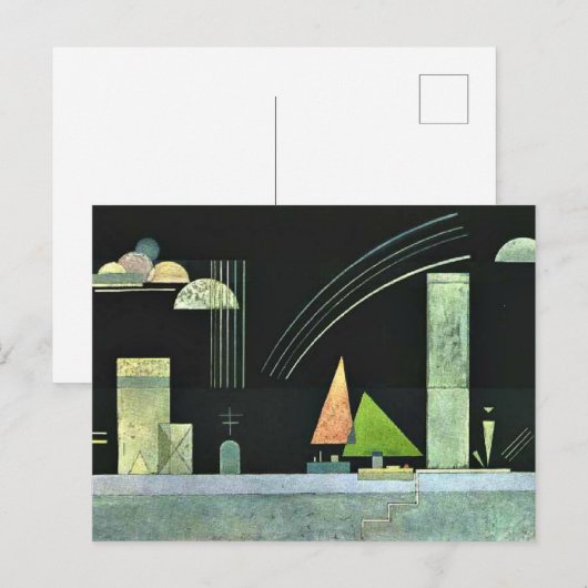 Kandinsky — in Erholung Postkarte (Vorne/Hinten)