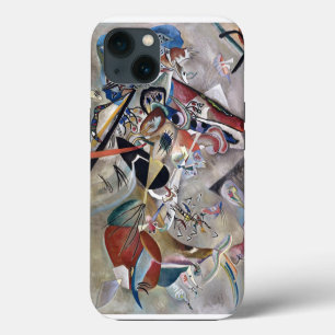 Kandinsky in Grau Abstrakte Kunst iPhone 13 Hülle