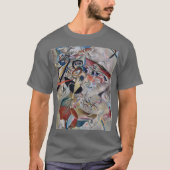 Kandinsky in grau Abstrakte Kunstwerke, dunkelgrau T-Shirt (Vorderseite)