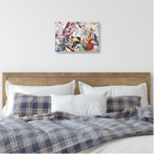 Kandinsky in Grau Leinwanddruck (Insitu (Schlafzimmer))