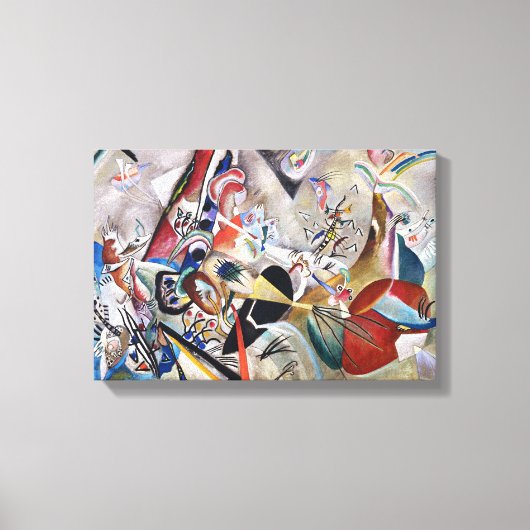 Kandinsky in Grau Leinwanddruck (Vorderseite)
