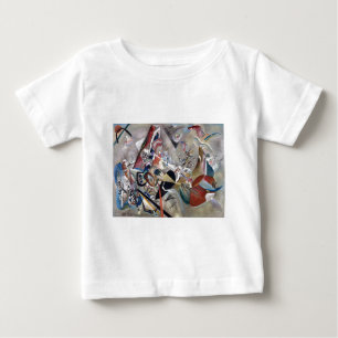 Kandinsky in grauer Abstrakter Kunst Baby T-shirt