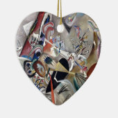 Kandinsky in grauer Abstrakter Kunst Keramikornament (Rechts)