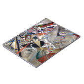 Kandinsky in grauer Abstrakter Kunst Notizblock (Linke Seite)