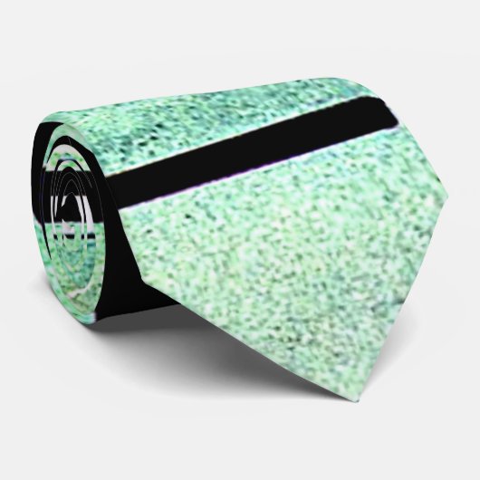 Kandinsky - in Grün getaucht Krawatte (Gerollt)