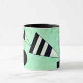 Kandinsky - in Grün getaucht Tasse (Zentrum)