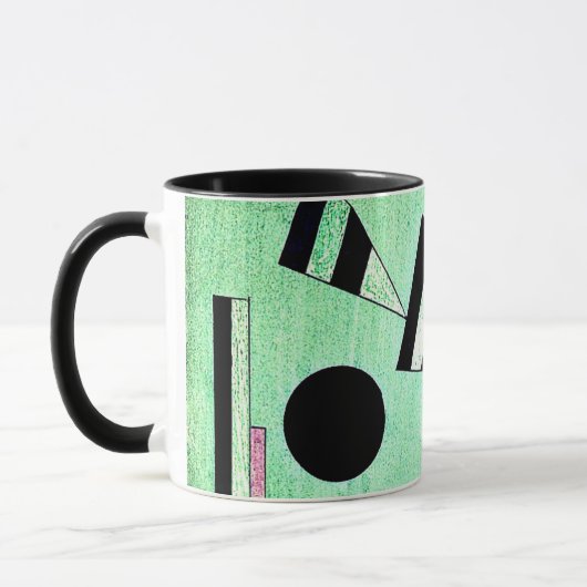 Kandinsky - in Grün getaucht Tasse (Links)