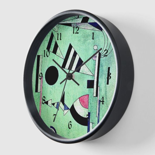 Kandinsky - in Grün getaucht Uhr (Winkel)