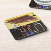 Kandinsky Inner Alliance Abstrakt Artwork Getränkeuntersetzer (Linke Seite)