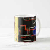 Kandinsky Inner Alliance Abstrakt Artwork Kaffeetasse (VorderseiteRechts)