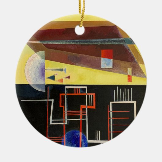 Kandinsky Inner Alliance Abstrakt Artwork Keramik Ornament (Vorne)