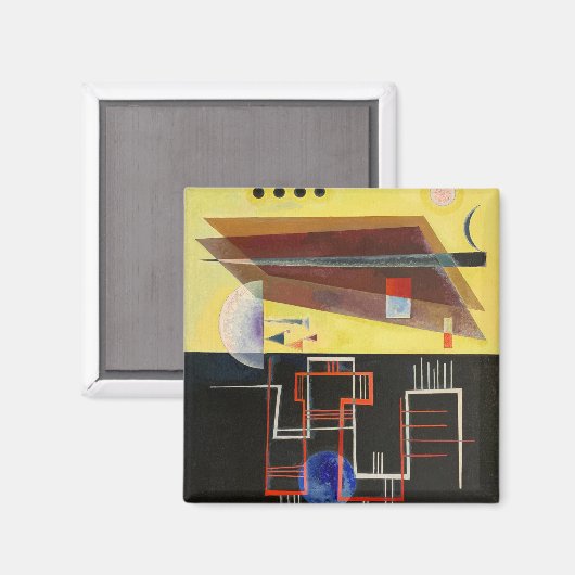 Kandinsky Inner Alliance Abstrakt Artwork Magnet (Vorderseite/Rückseite)