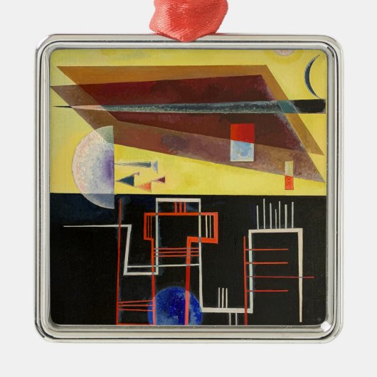 Kandinsky Inner Alliance Abstrakt Artwork Ornament Aus Metall (Vorne)