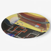 Kandinsky Inner Alliance Abstrakt Artwork Pappteller (Schrägansicht)