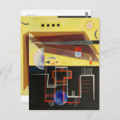 Kandinsky Inner Alliance Abstrakt Artwork Postkarte (Vorne/Hinten)