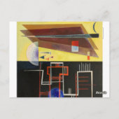 Kandinsky Inner Alliance Abstrakt Artwork Postkarte (Rückseite)