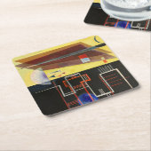 Kandinsky Inner Alliance Abstrakt Artwork Rechteckiger Pappuntersetzer (angewinkelt)