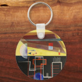 Kandinsky Inner Alliance Abstrakt Artwork Schlüsselanhänger (Rückseite)