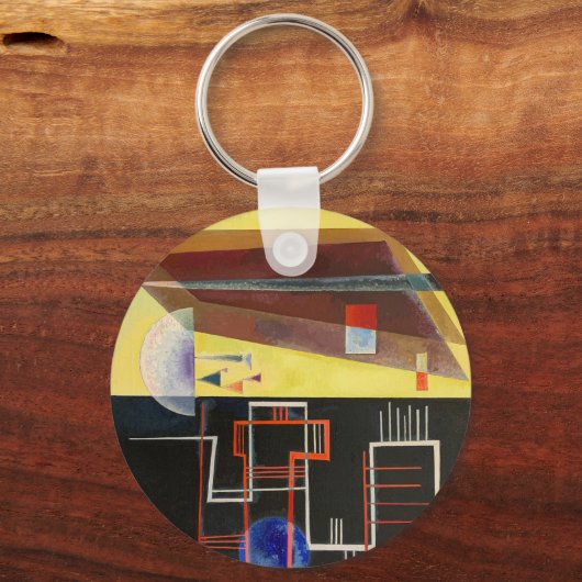 Kandinsky Inner Alliance Abstrakt Artwork Schlüsselanhänger (Rückseite)
