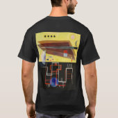 Kandinsky Inner Alliance Abstrakt Artwork T-Shirt (Rückseite)