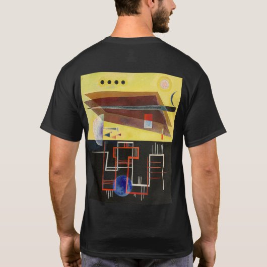 Kandinsky Inner Alliance Abstrakt Artwork T-Shirt (Rückseite)