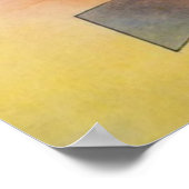 Kandinsky Inner Simmering Abstrakte Malerei Poster (Ecke)