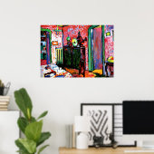 Kandinsky: Innern, Esszimmer, 1909 Poster (Heimbüro)