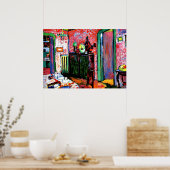 Kandinsky: Innern, Esszimmer, 1909 Poster (Küche)