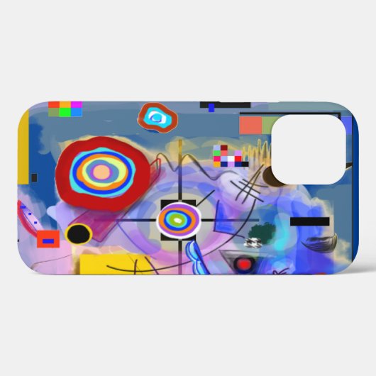 Kandinsky inspiriert IPhone 12 Fall Case-Mate iPhone Hülle (Rückseite (Horizontal))