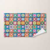 Kandinsky-Inspirierte Kreise Badhandtuch Set (Handtuch)