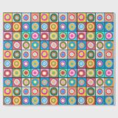 Kandinsky-Inspirierte Kreise Geschenkpapier (Flach)