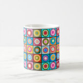 Kandinsky-Inspirierte Kreise Kaffeetasse (Mittel)