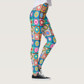 Kandinsky-Inspirierte Kreise Leggings (Rechts)