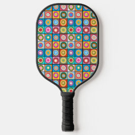 Kandinsky-Inspirierte Kreise Pickleball Schläger