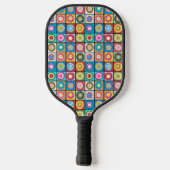 Kandinsky-Inspirierte Kreise Pickleball Schläger (Rückseite)