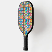 Kandinsky-Inspirierte Kreise Pickleball Schläger (Links)